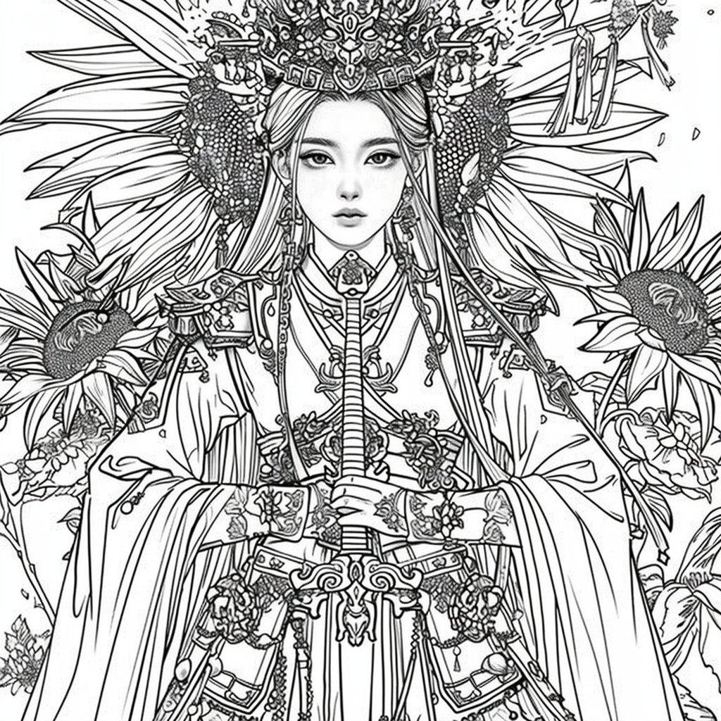 The Sunflower Warrior Queen