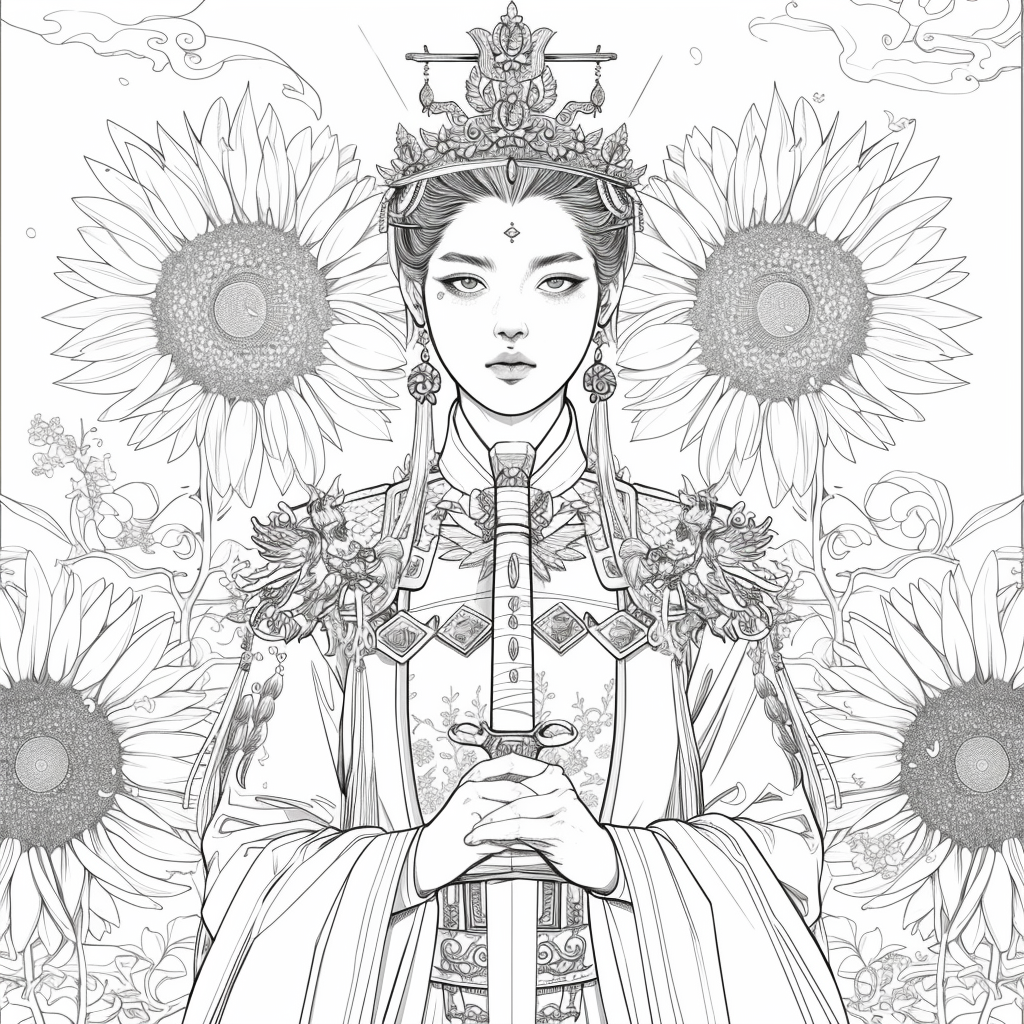 The Sunflower Warrior Queen
