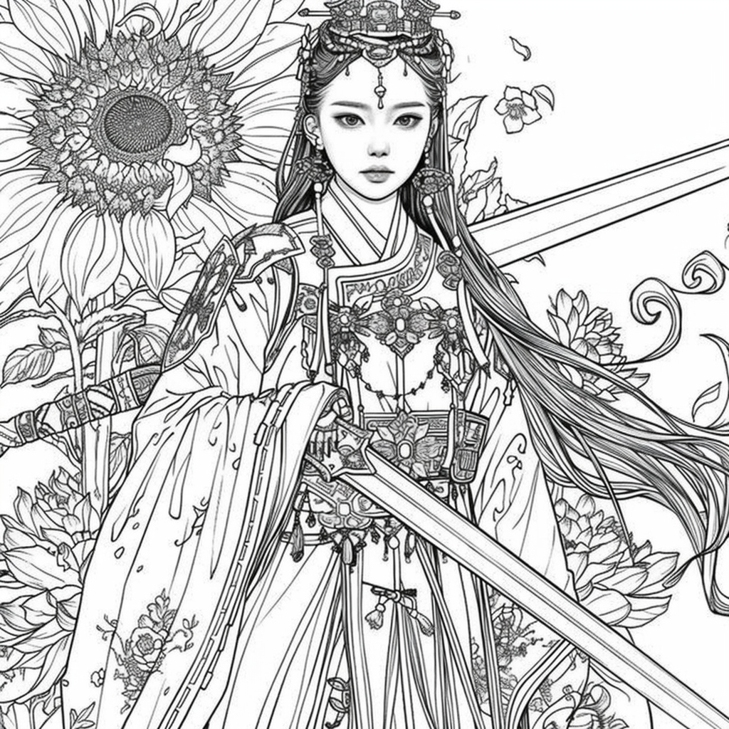 The Sunflower Warrior Queen