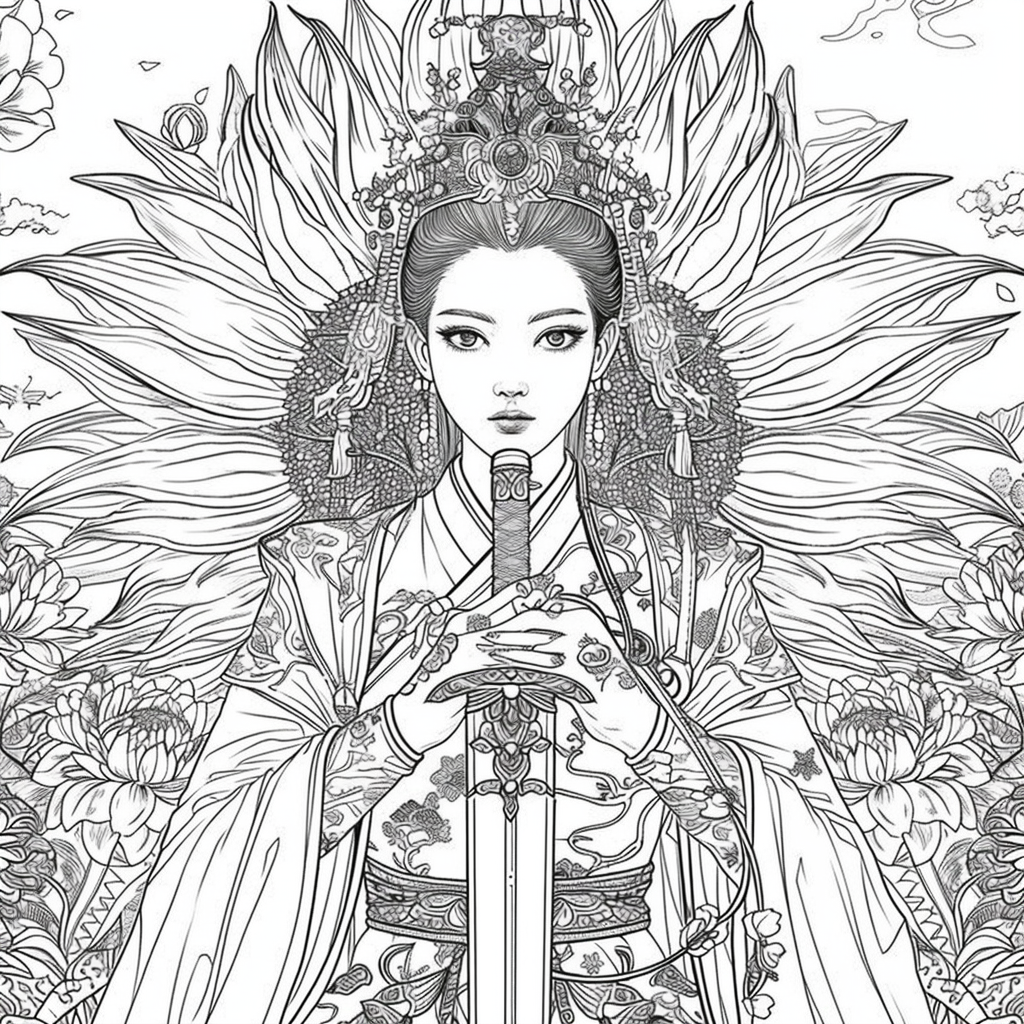 The Sunflower Warrior Queen