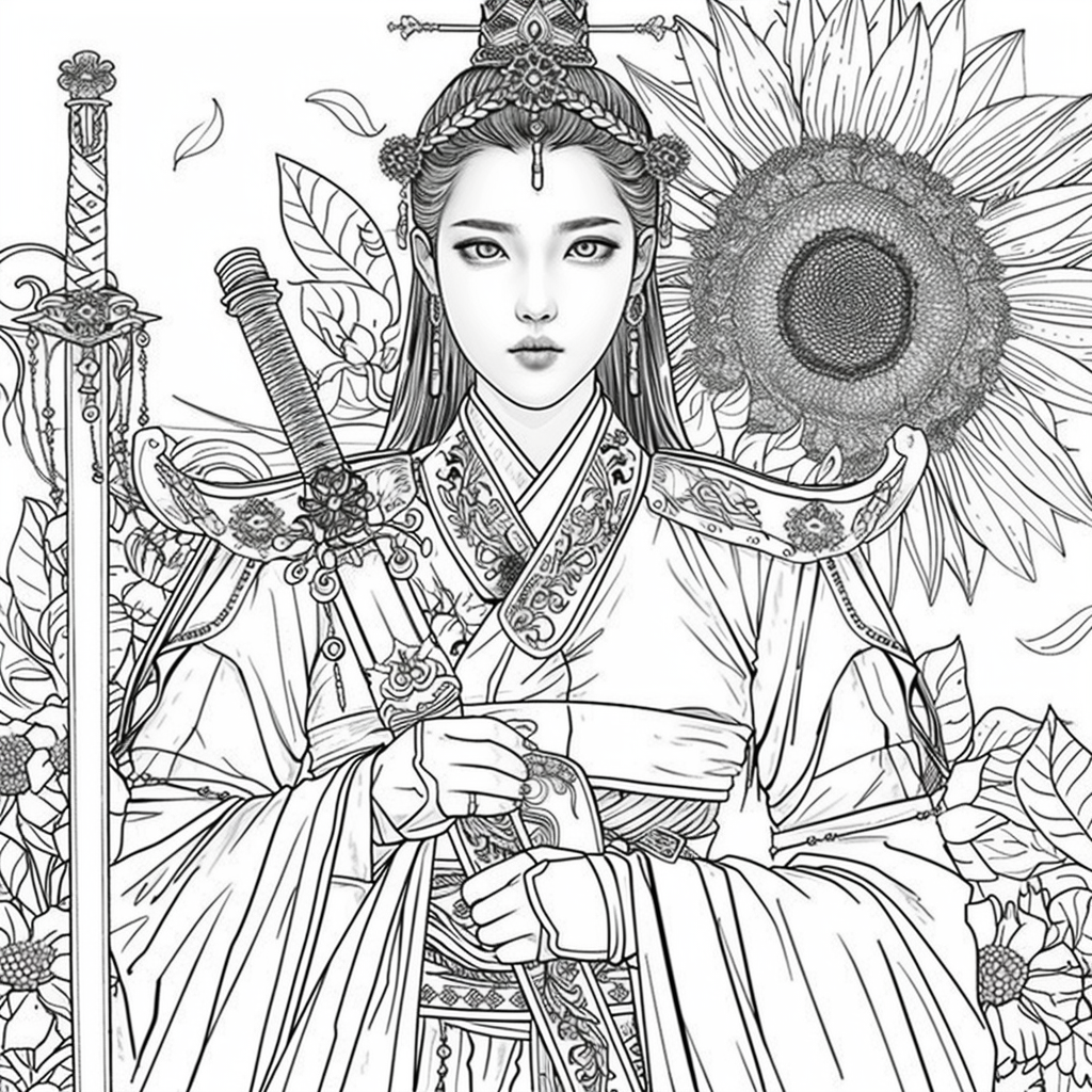 The Sunflower Warrior Queen