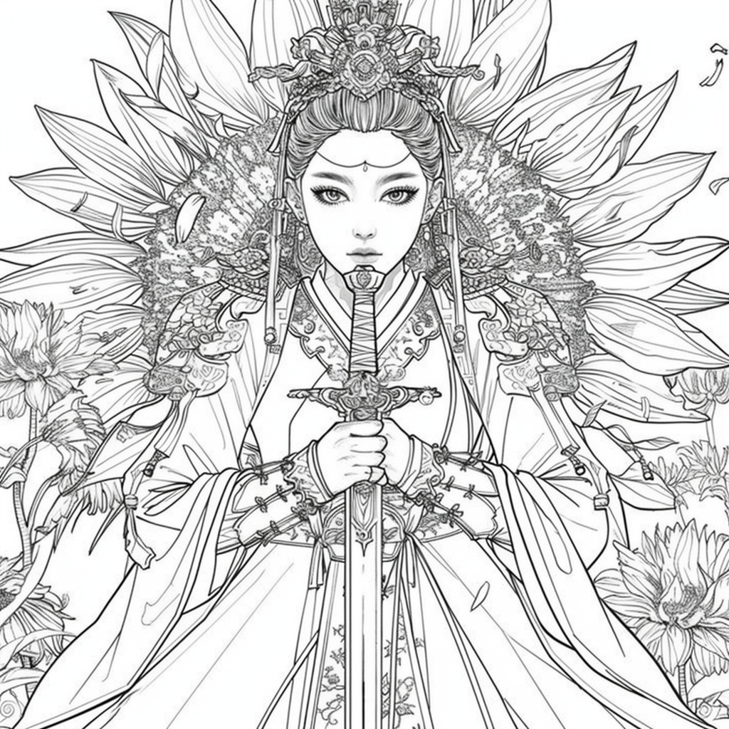 The Sunflower Warrior Queen