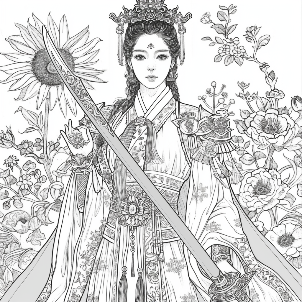 The Sunflower Warrior Queen