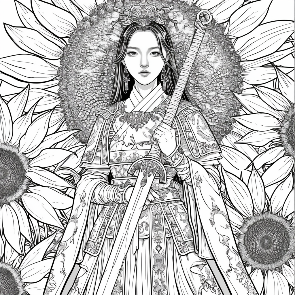 The Sunflower Warrior Queen
