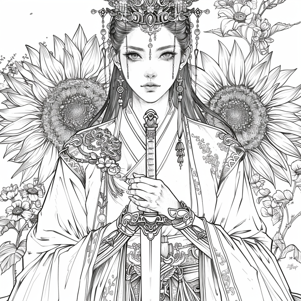 The Sunflower Warrior Queen