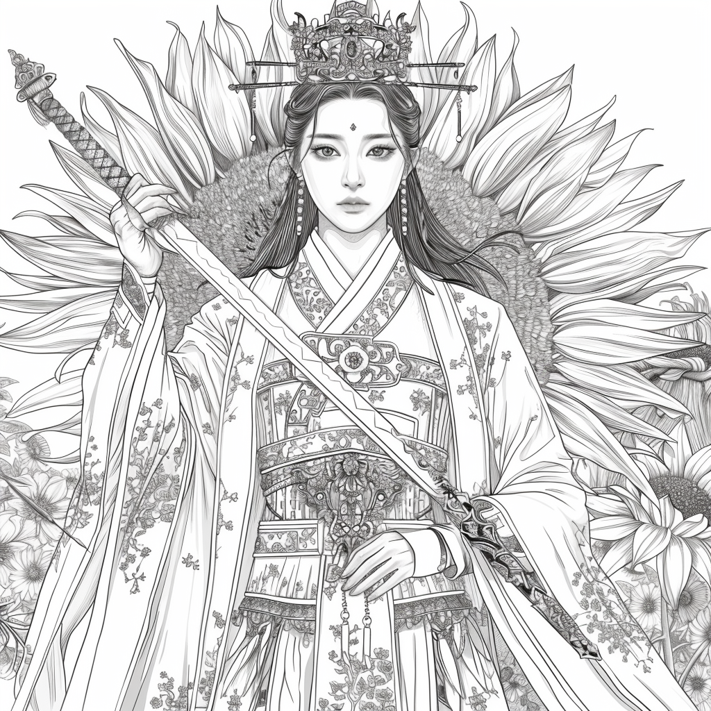 The Sunflower Warrior Queen