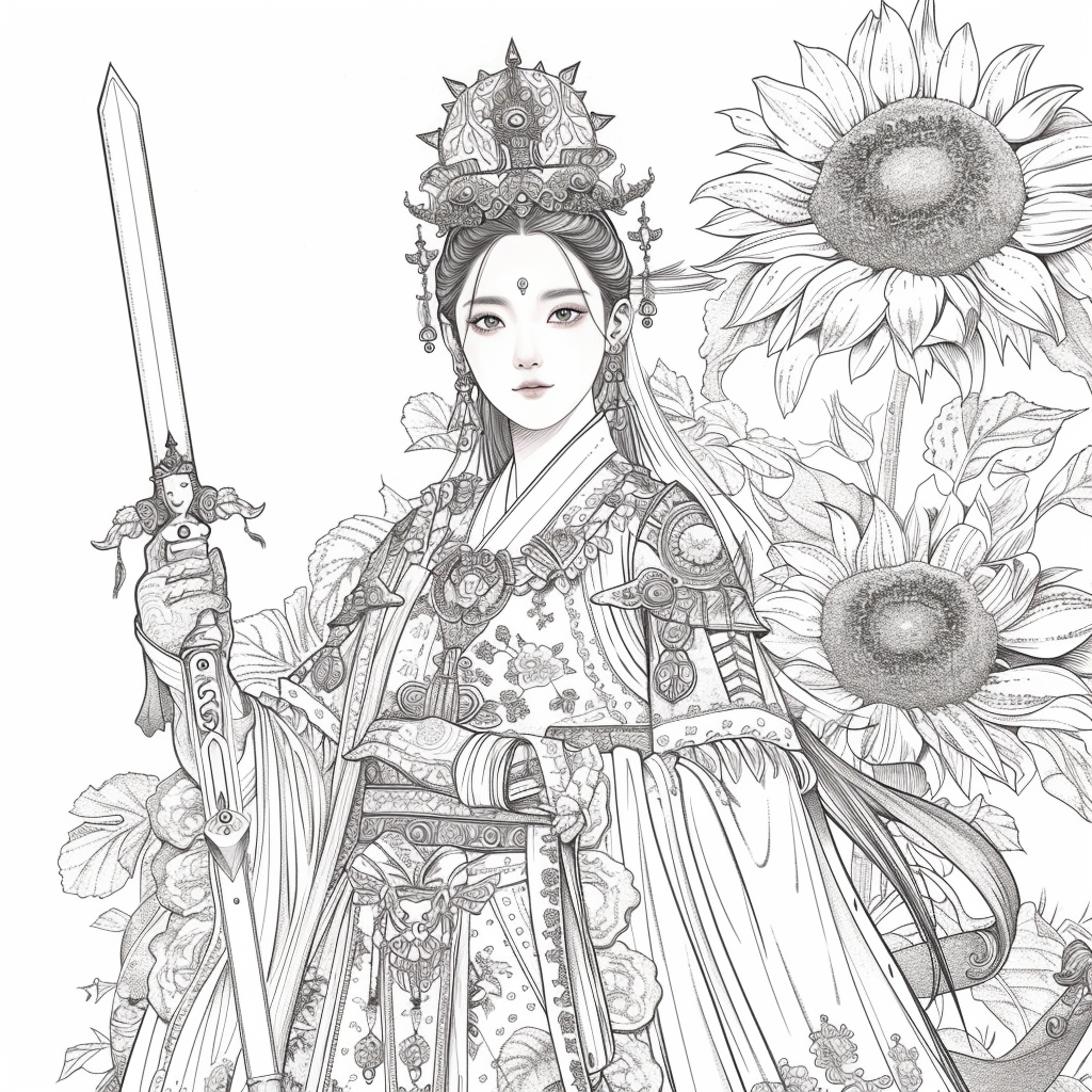 The Sunflower Warrior Queen