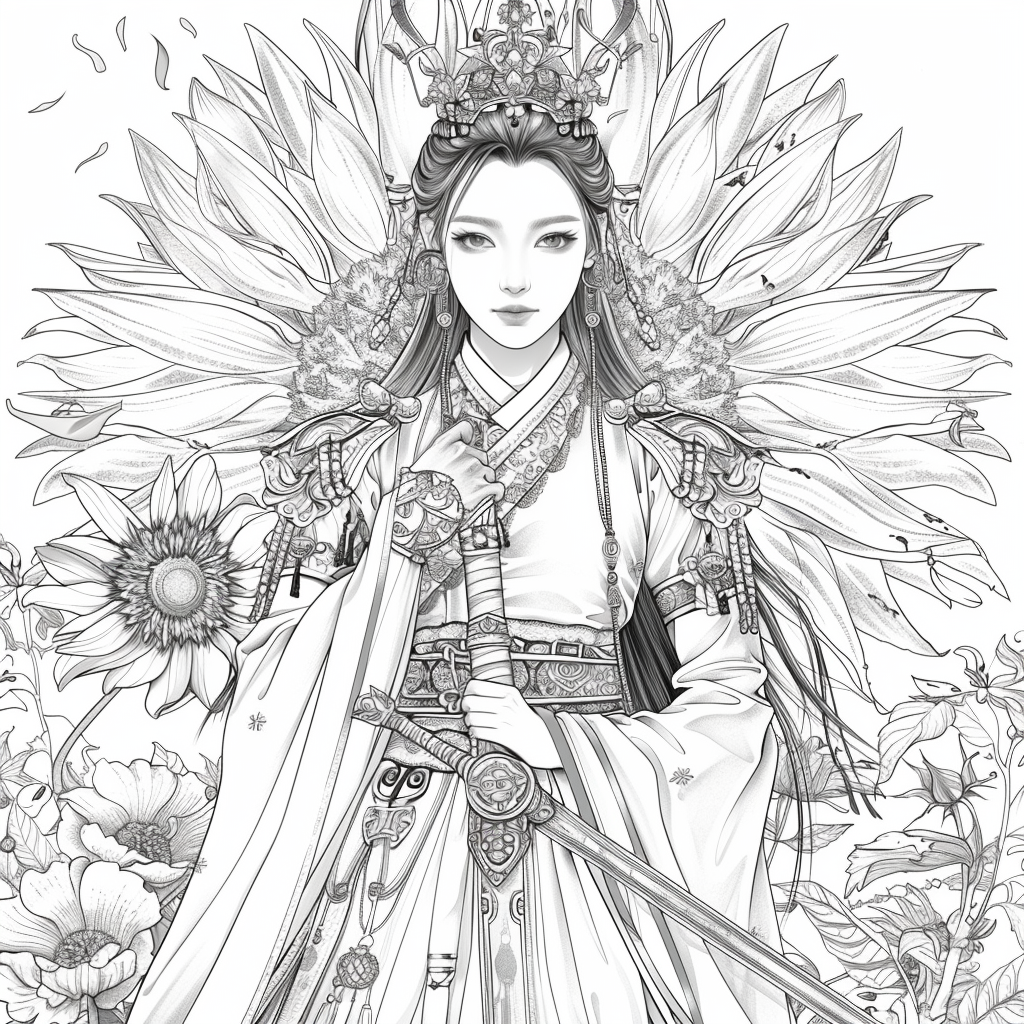 The Sunflower Warrior Queen