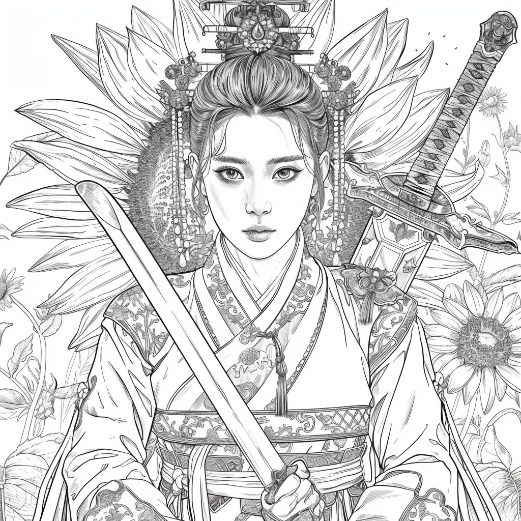The Sunflower Warrior Queen