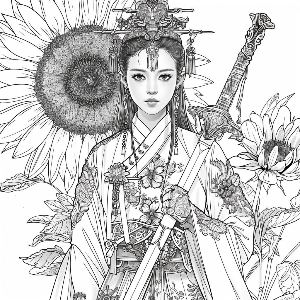 The Sunflower Warrior Queen