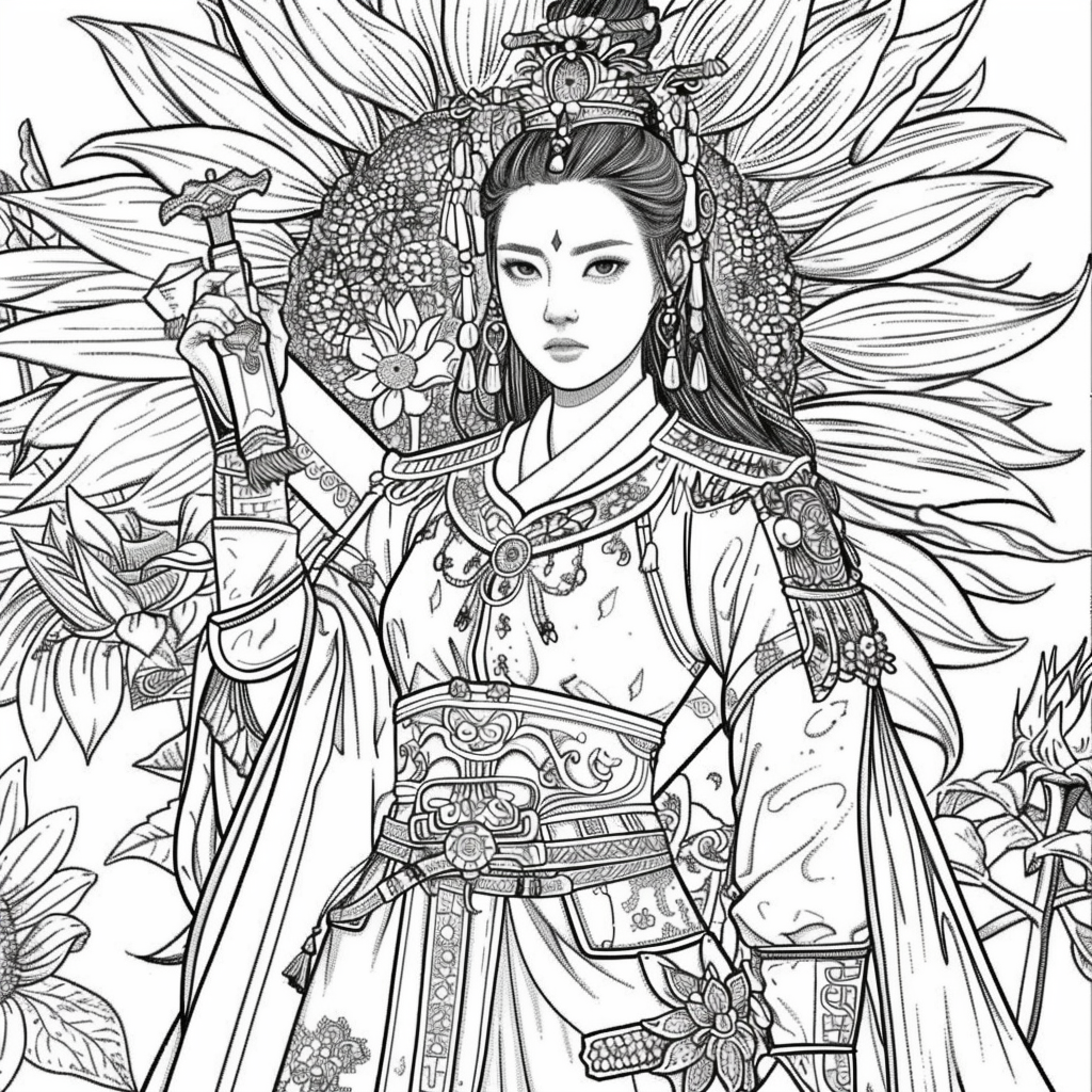The Sunflower Warrior Queen