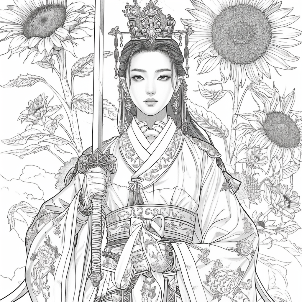 The Sunflower Warrior Queen