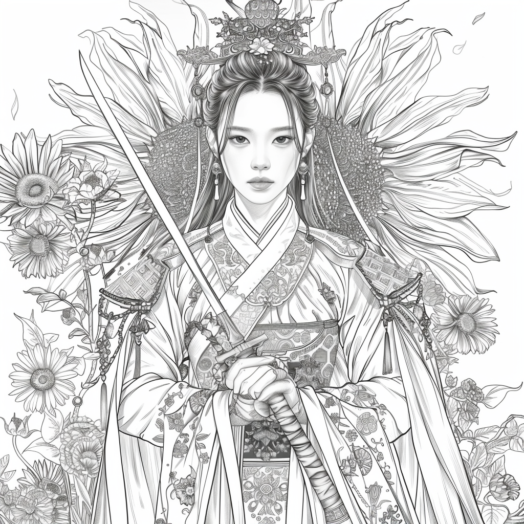 The Sunflower Warrior Queen