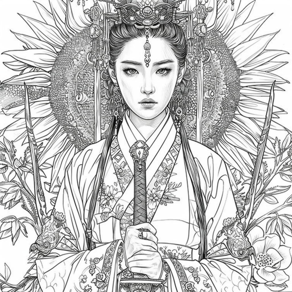 The Sunflower Warrior Queen