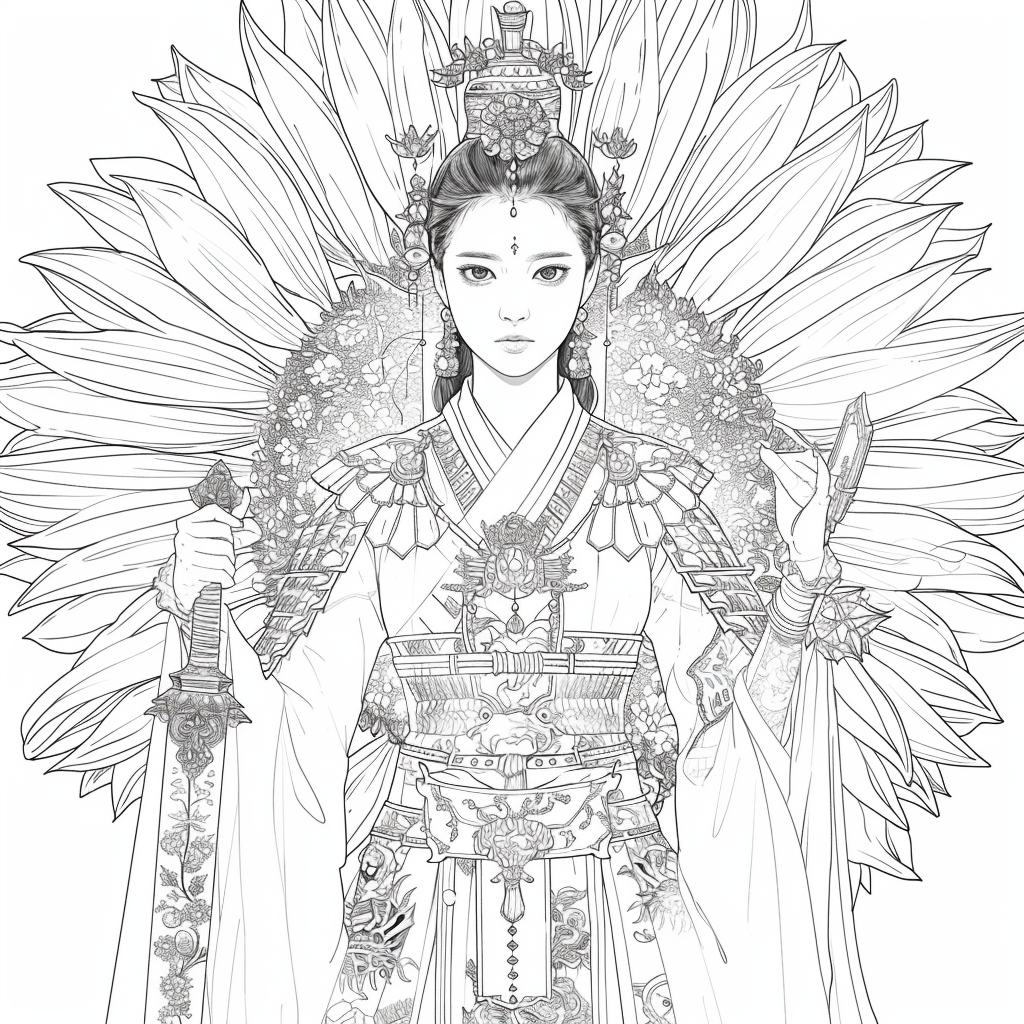 The Sunflower Warrior Queen