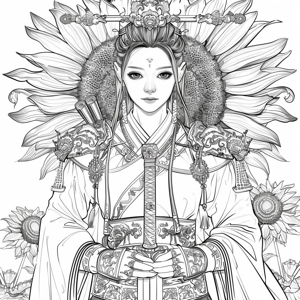 The Sunflower Warrior Queen