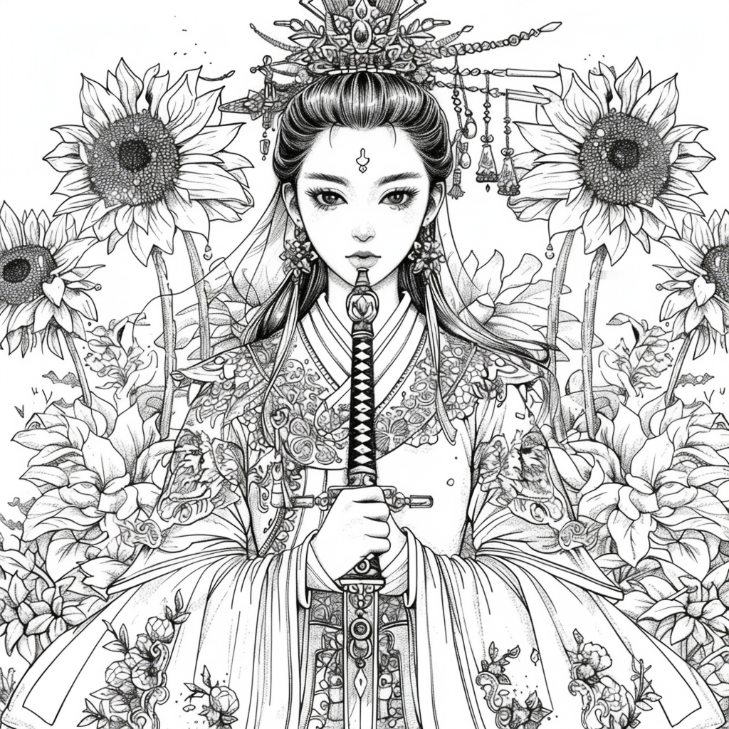 The Sunflower Warrior Queen