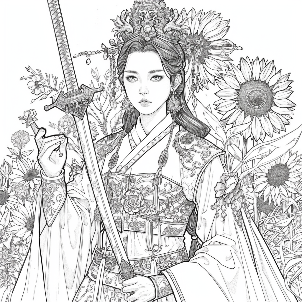 The Sunflower Warrior Queen