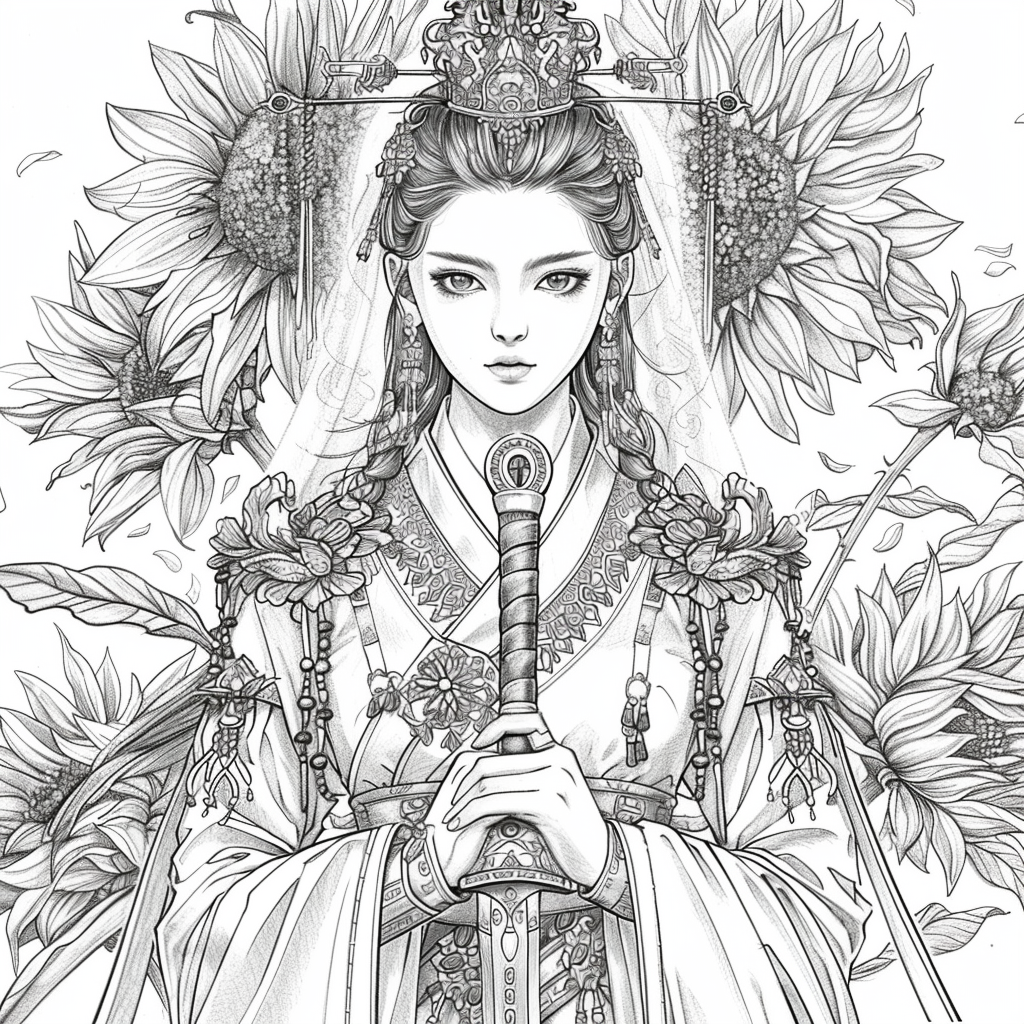 The Sunflower Warrior Queen