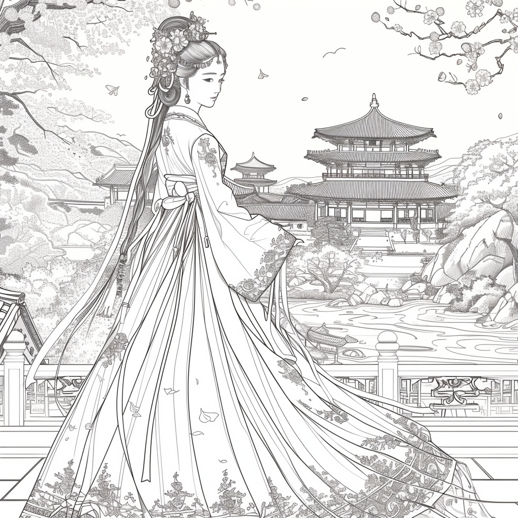 The Crimson Princess of Blossoming Spring