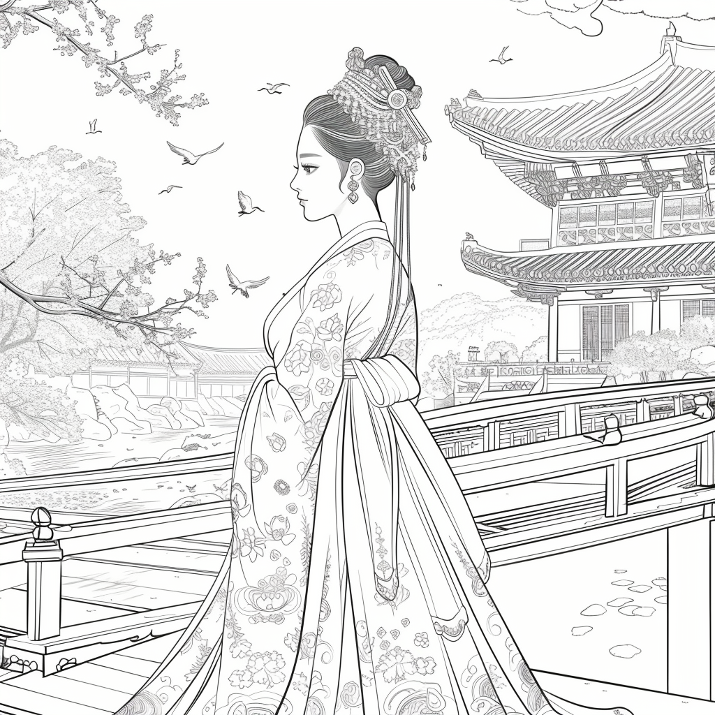 A Royal Vision in Hanbok Splendor