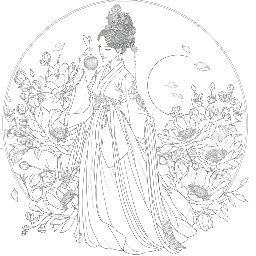 Lotus Maiden and the Moon Rabbit