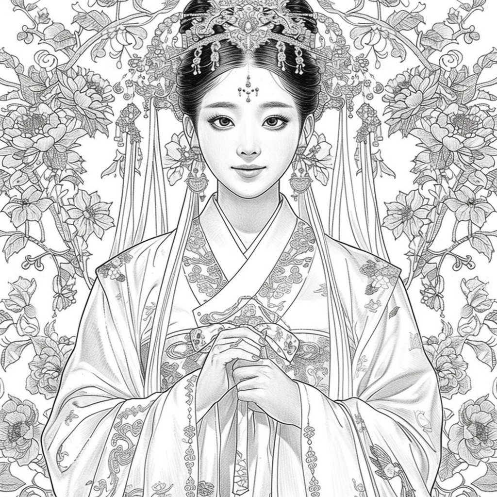 The Radiant Bride in Red