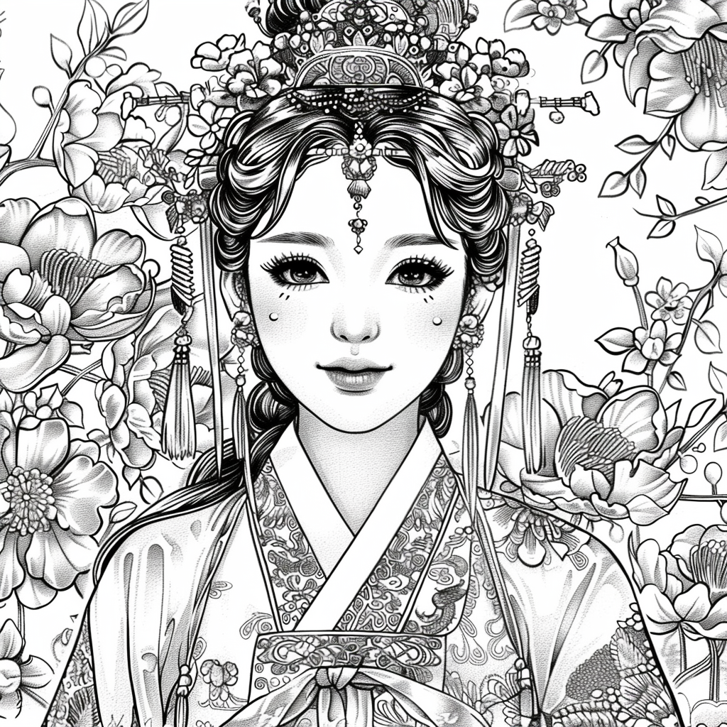 The Radiant Bride of Blossoms