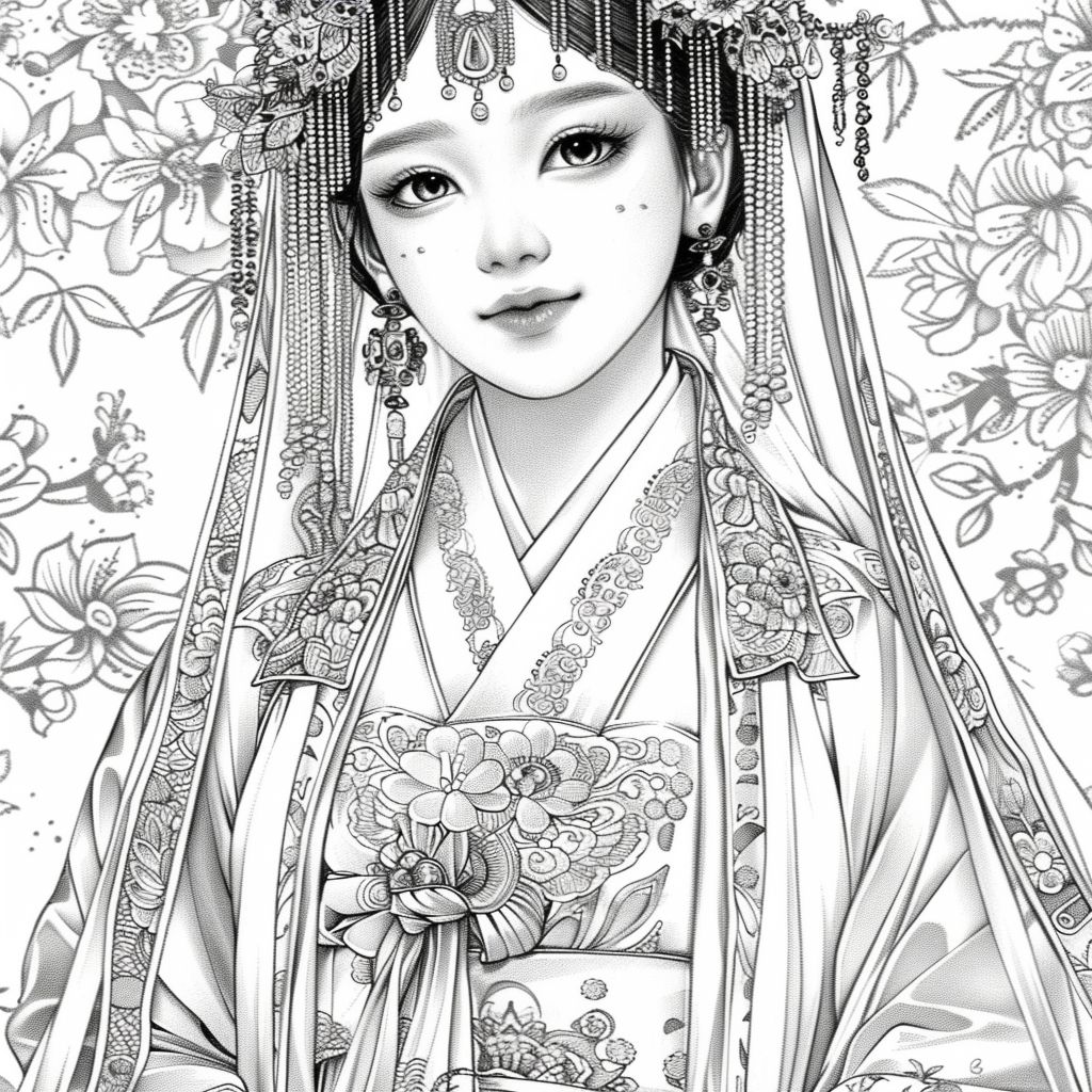 The Radiant Bride in Red