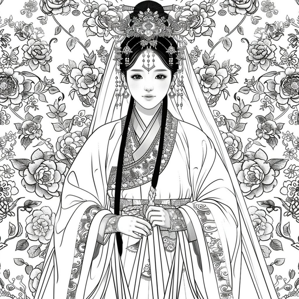 The Radiant Bride in Red