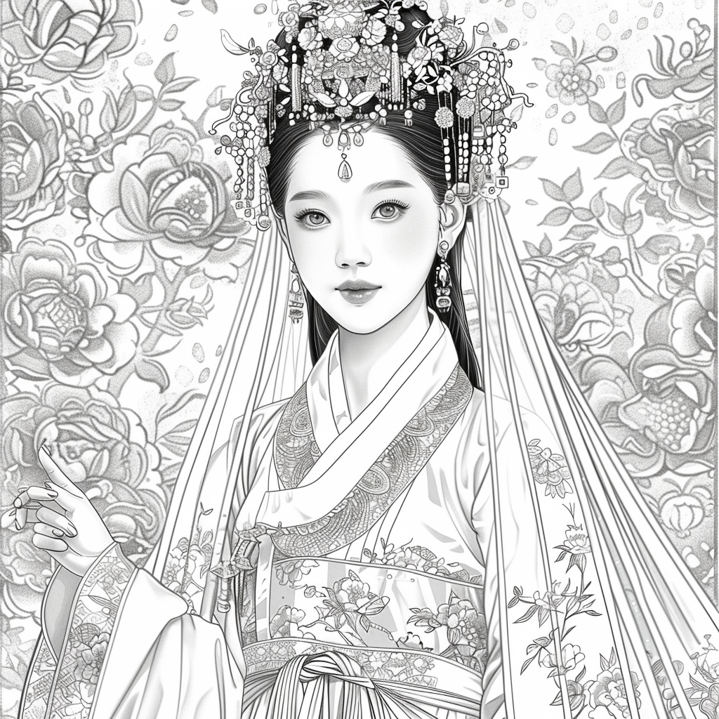 The Radiant Bride in Red