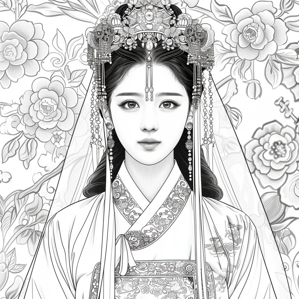 The Radiant Bride in Red