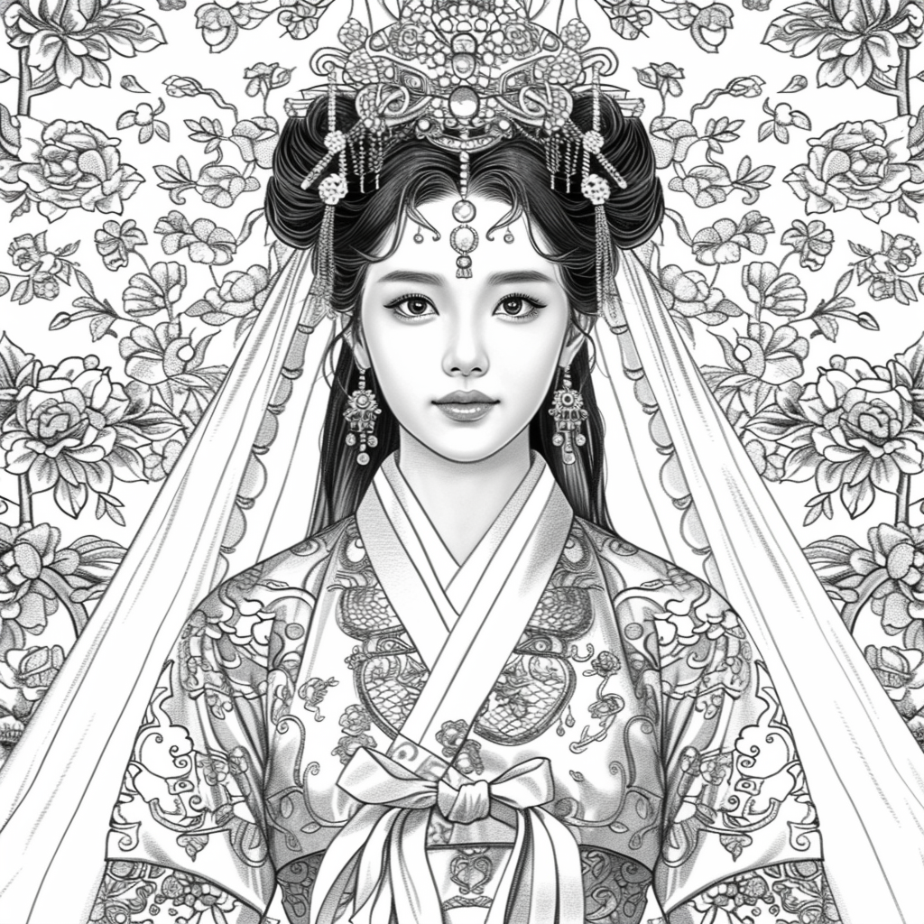 The Radiant Bride in Red