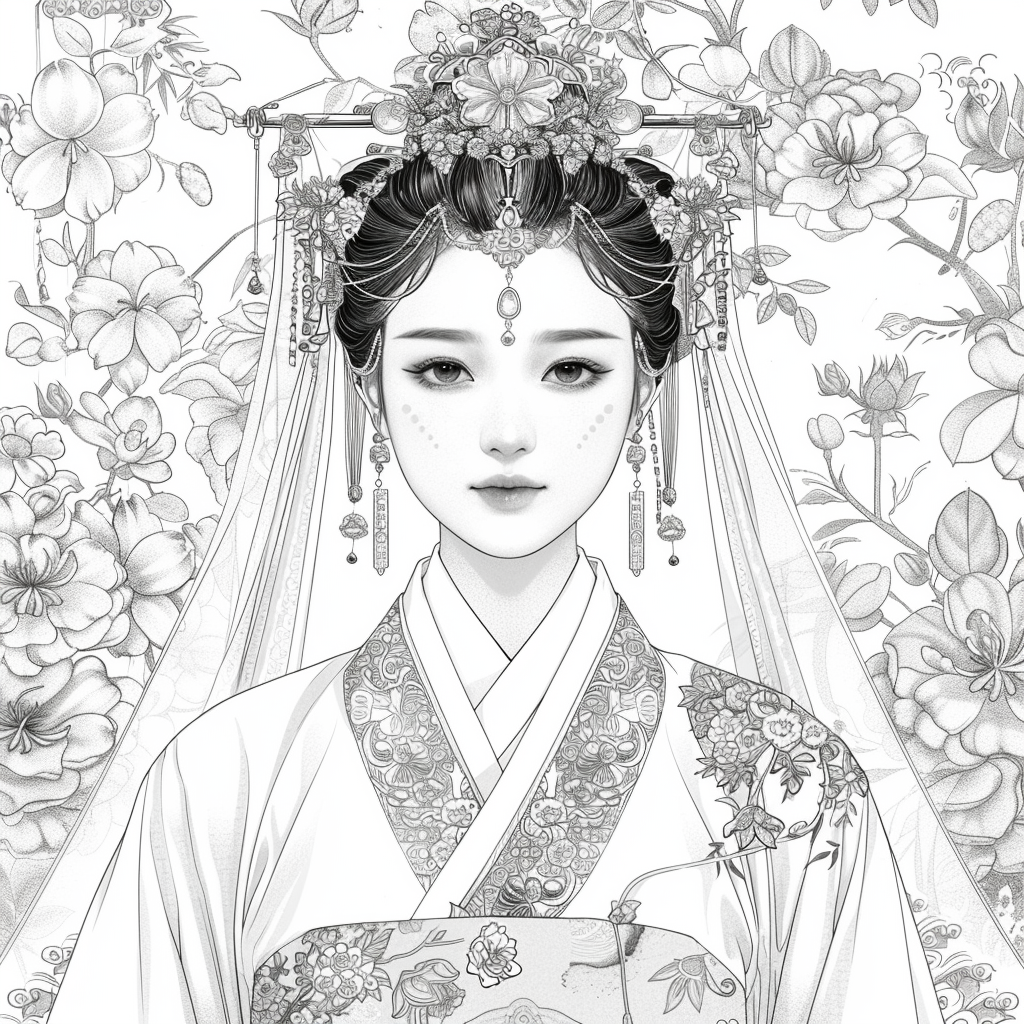 The Radiant Bride in Red