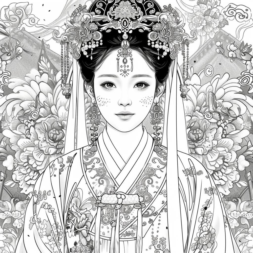 The Radiant Bride in Red