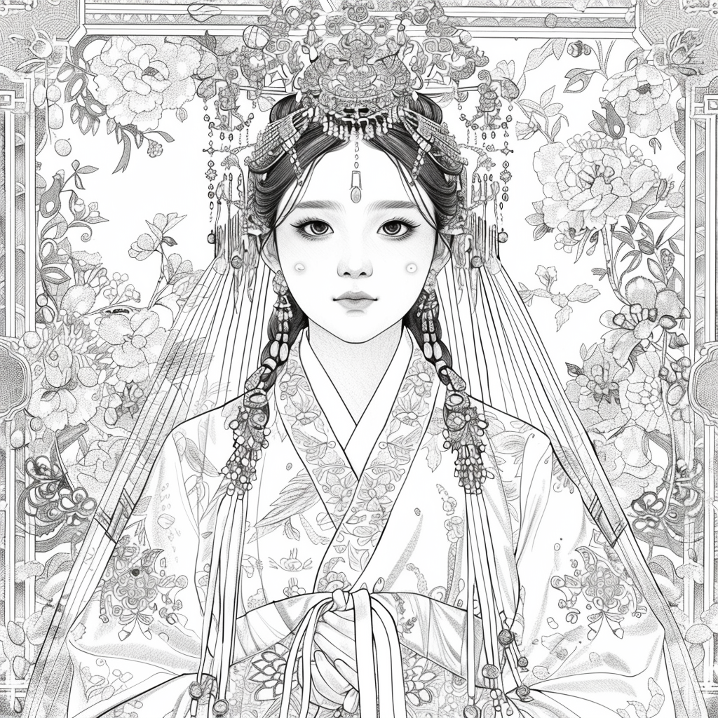 The Radiant Bride in Red