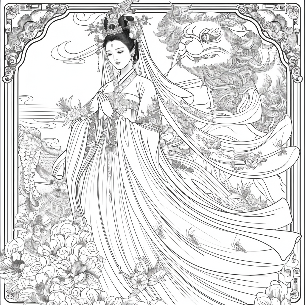 Guardian of Waves: The Bride and the White Tiger