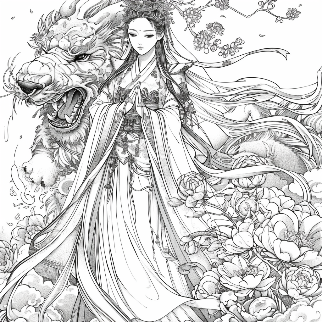 Guardian of Waves: The Bride and the White Tiger