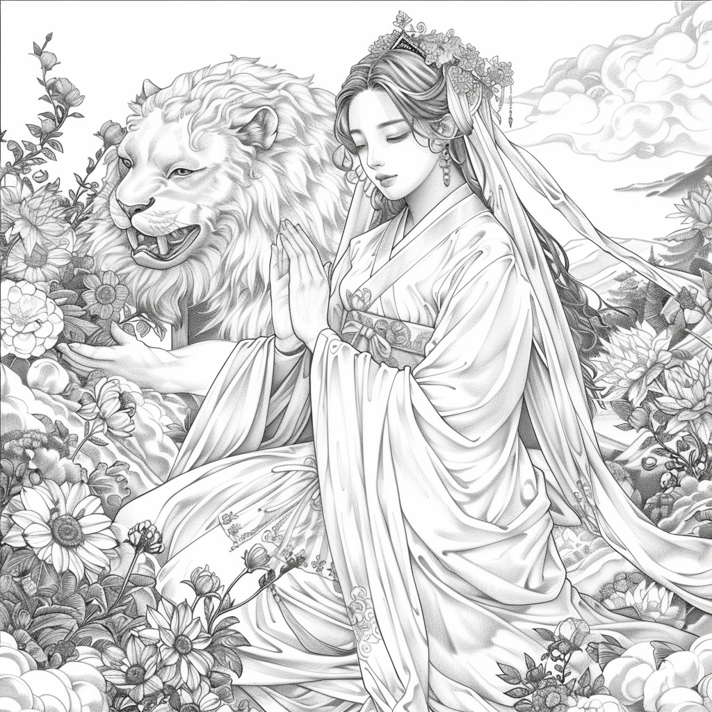 Guardian of Waves: The Bride and the White Tiger