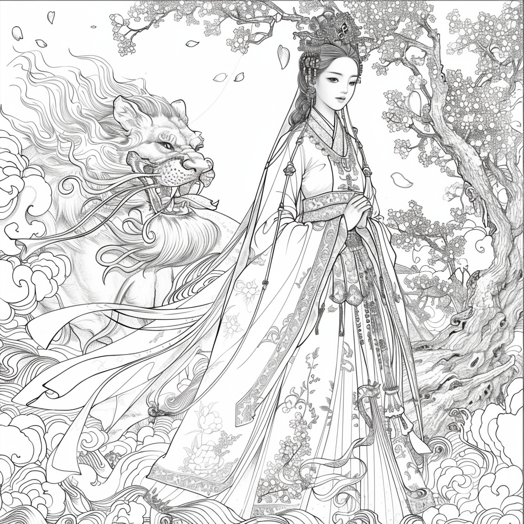 Guardian of Waves: The Bride and the White Tiger