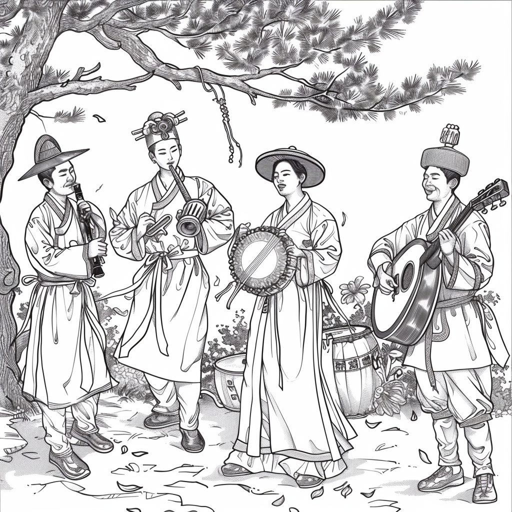Harmony of Spring: A Traditional Korean Ensemble