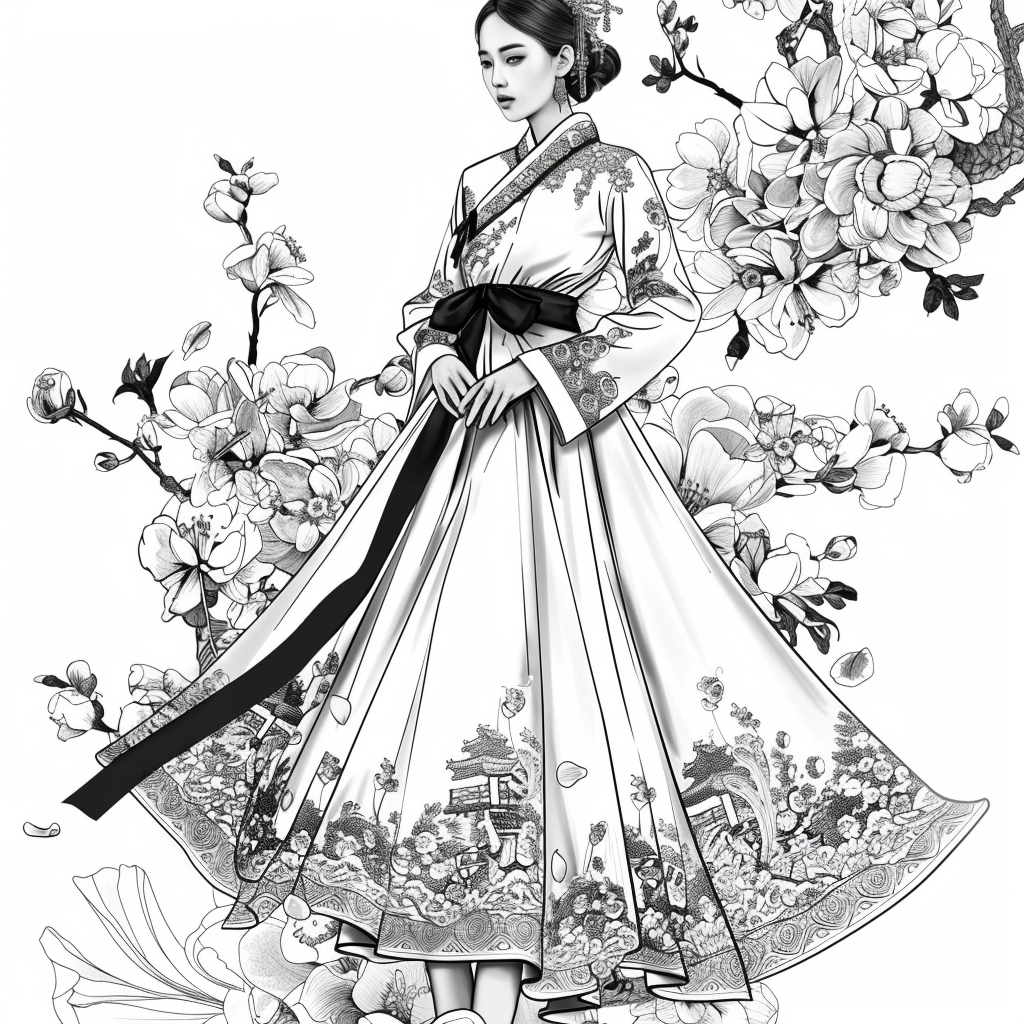 Blossoms of Elegance – The Hanbok Muse