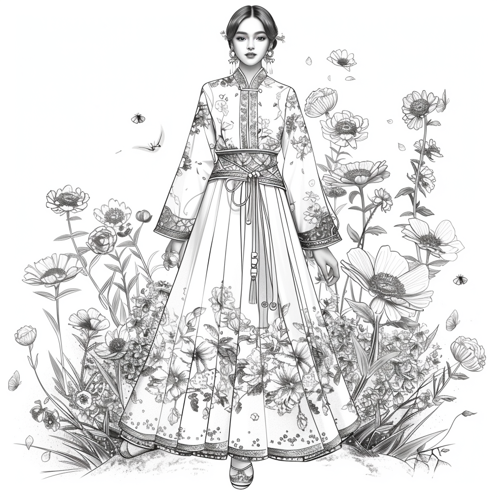 Blossoms of Elegance – The Hanbok Muse