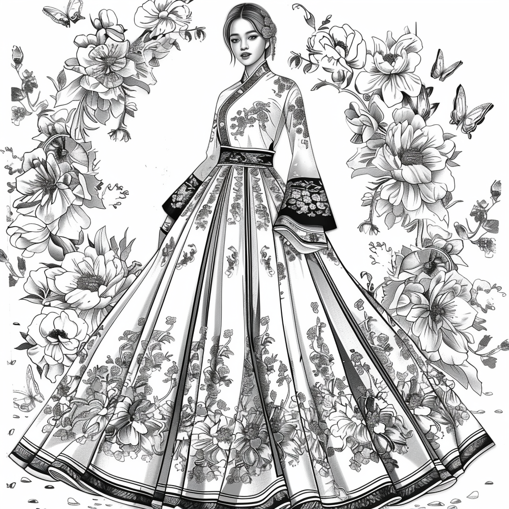 Blossoms of Elegance – The Hanbok Muse