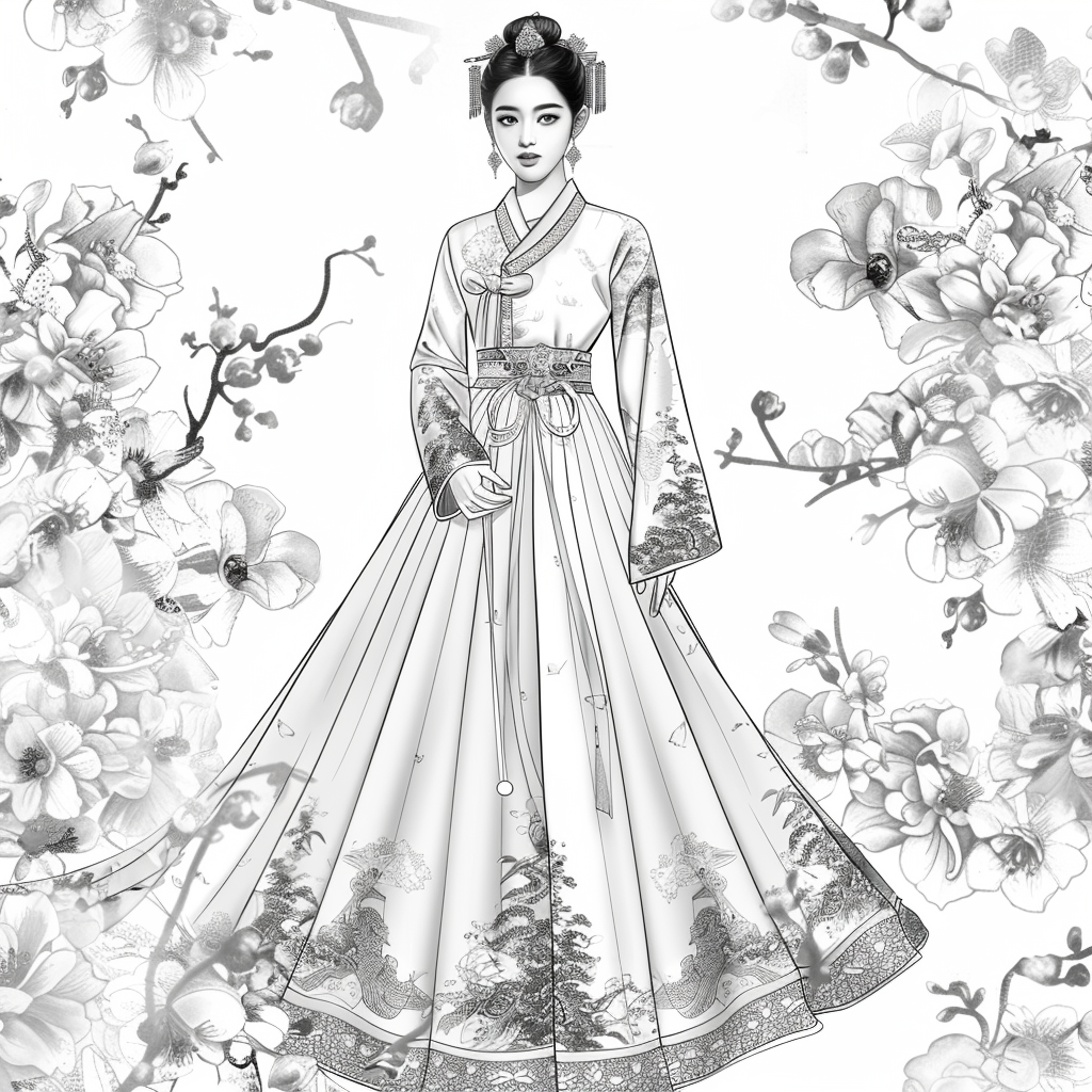 Blossoms of Elegance – The Hanbok Muse