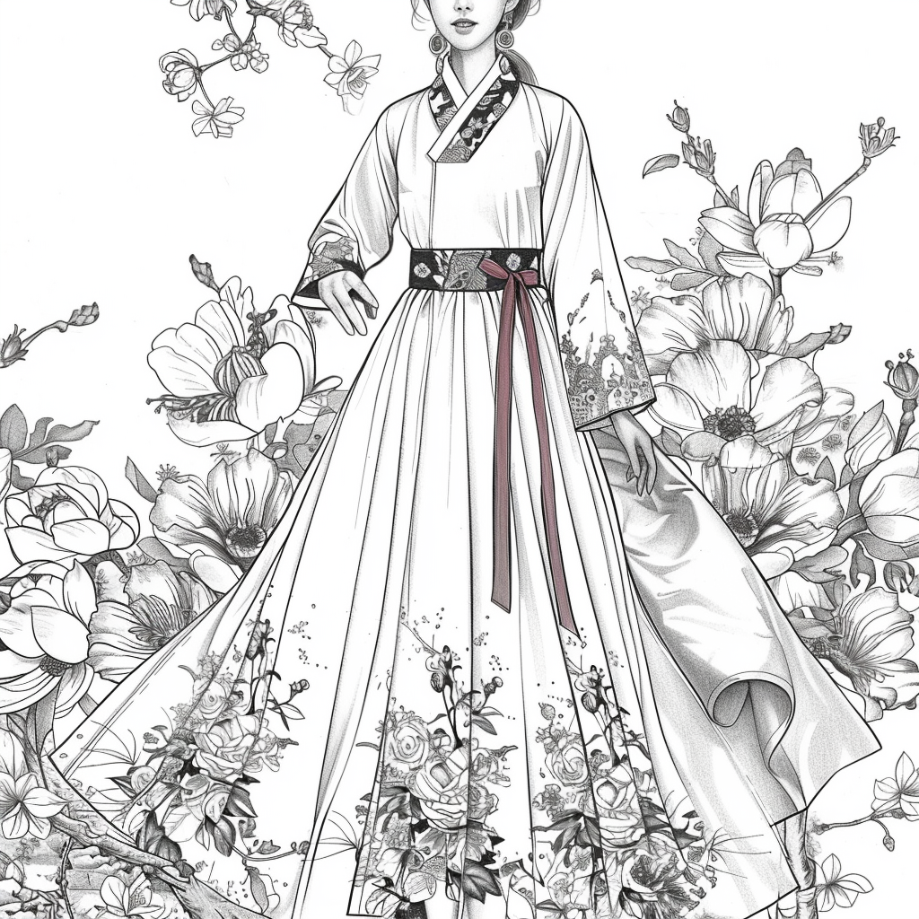 Blossoms of Elegance – The Hanbok Muse