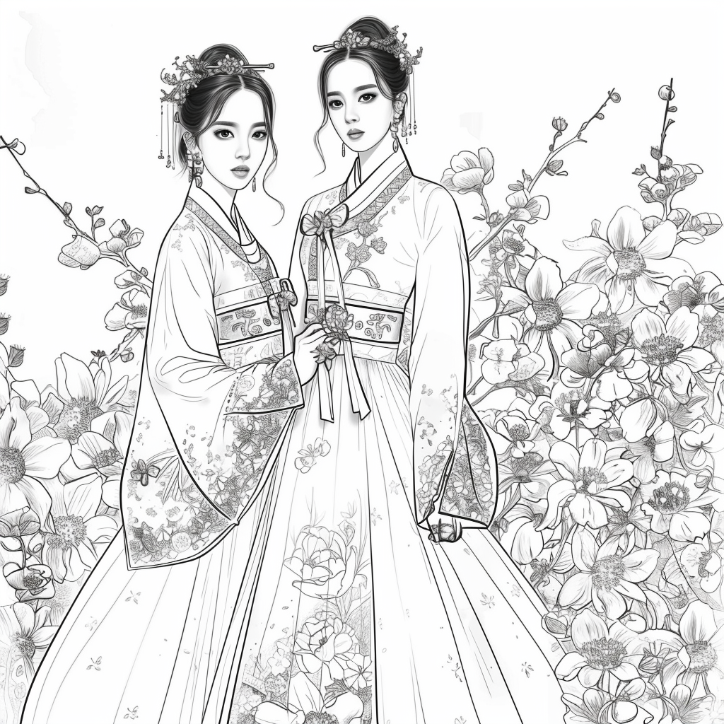 Blossoms of Elegance – The Hanbok Muse