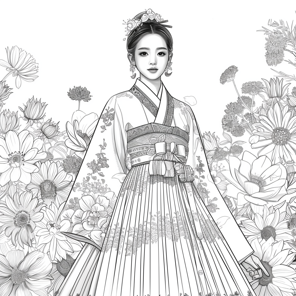 Blossoms of Elegance – The Hanbok Muse