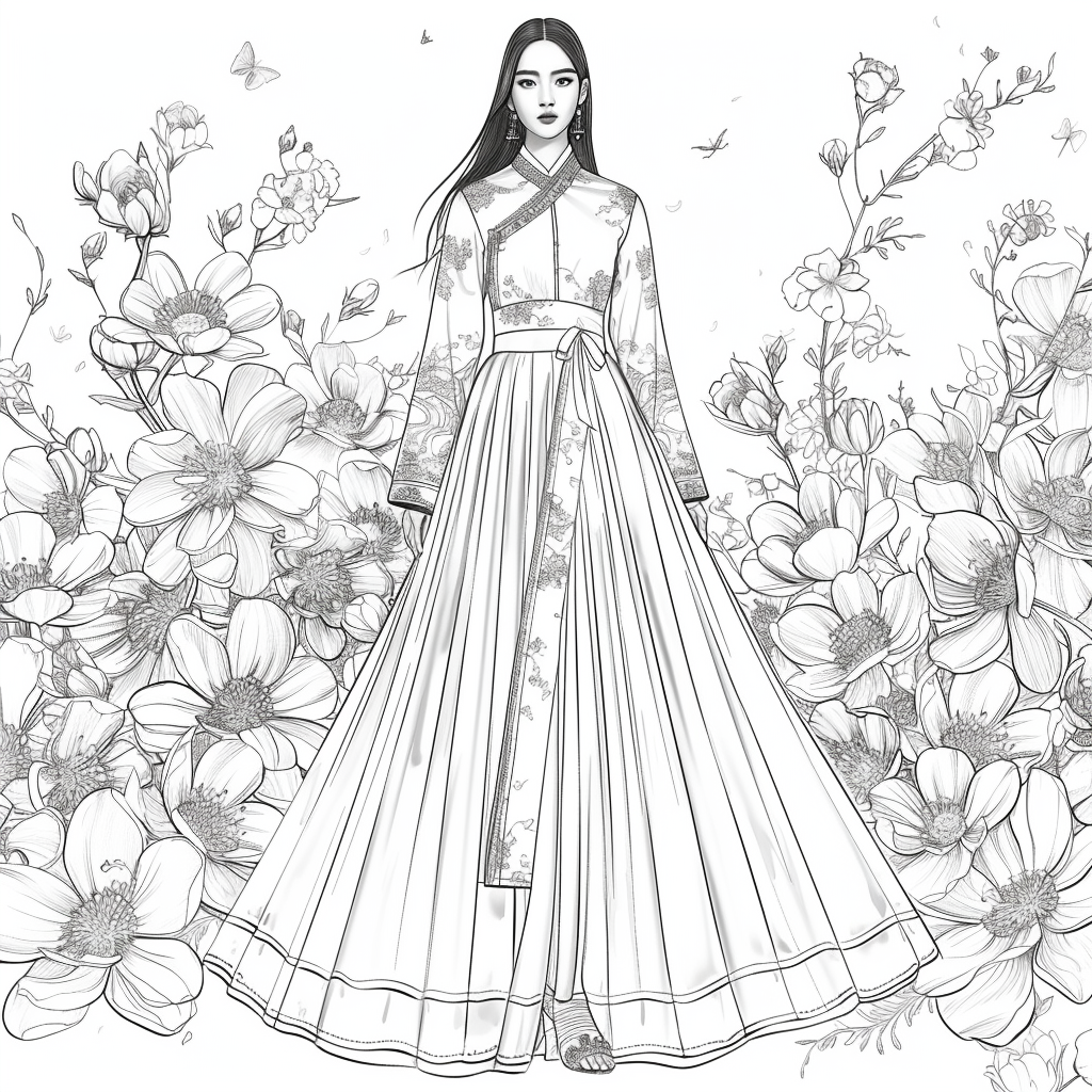 Blossoms of Elegance – The Hanbok Muse