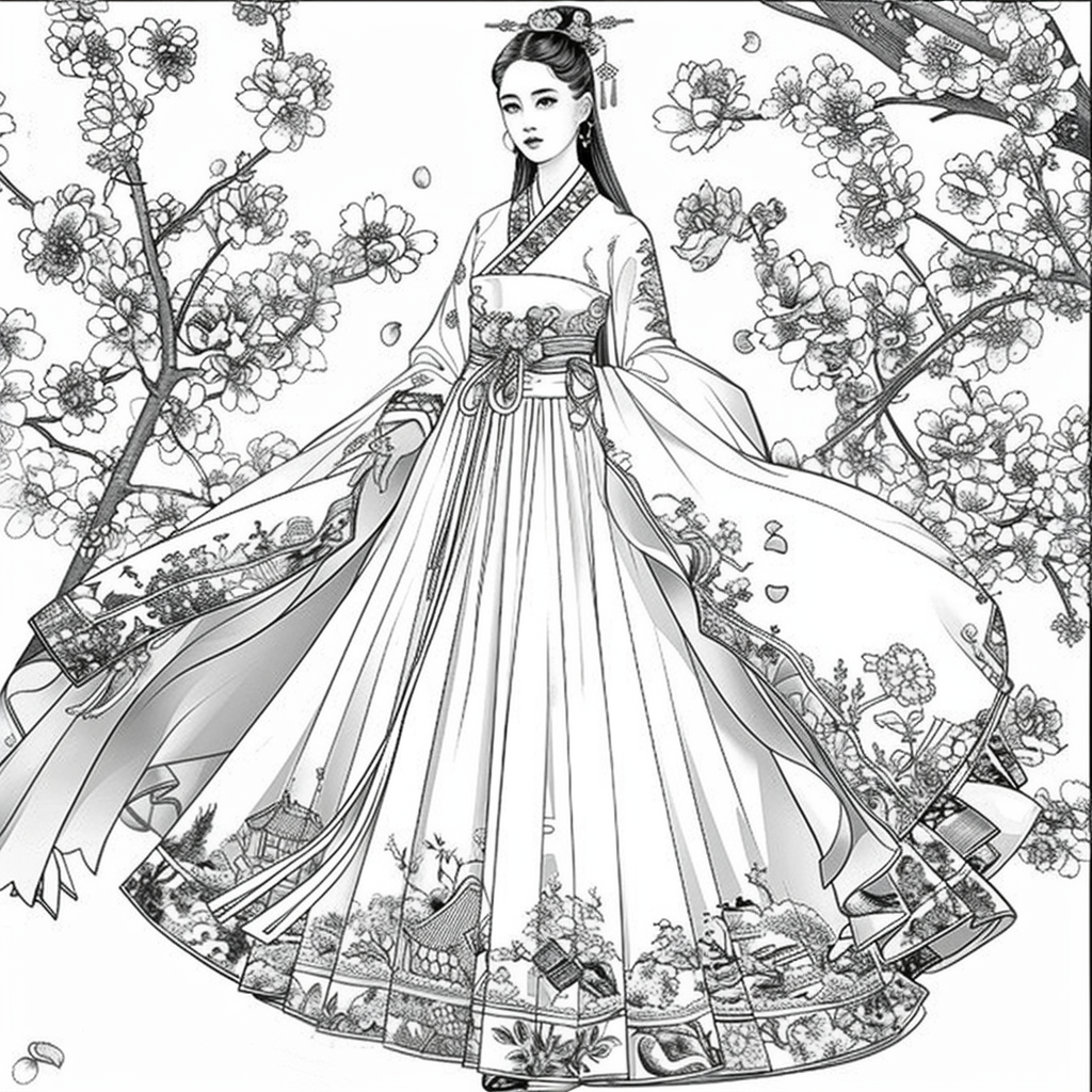Blossoms of Elegance – The Hanbok Muse